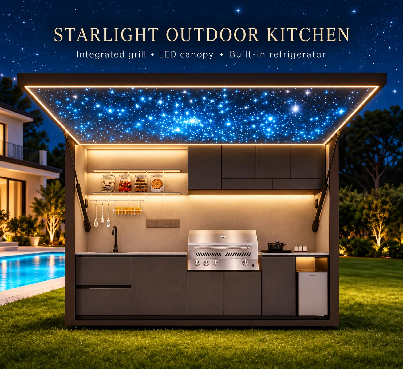 Configured outdoor kitchen concept preview